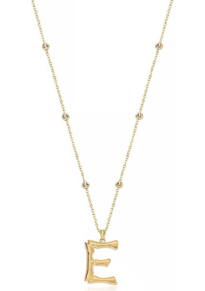 Silver 925 Ayar Gümüş Harf Kolye