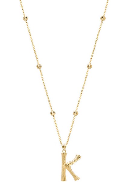 Silver 925 Ayar Gümüş Harf Kolye