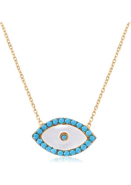 Silver 925 Ayar Sedefli Kolye