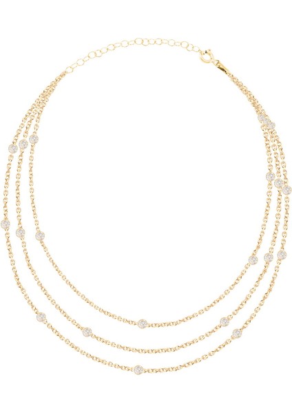 Silver Taşlı Kolye