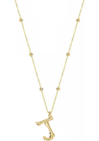 Silver 925 Ayar Gümüş Harf Kolye