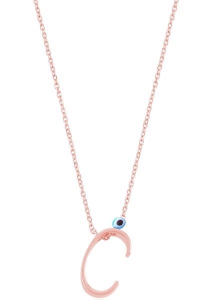 Silver 925 Ayar Harf Kolye