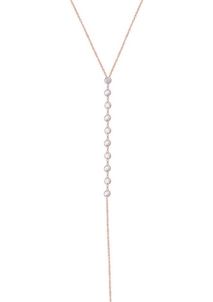 Silver 925 Ayar Zirkon Taşlı Kolye