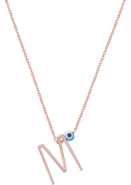 Silver 925 Ayar Harf Kolye