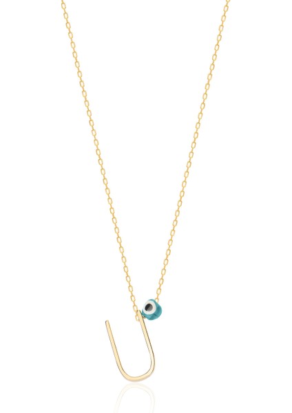 Silver 925 Ayar Harf Kolye