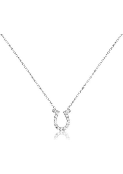 925 Ayar Gümüş Nal Kolye