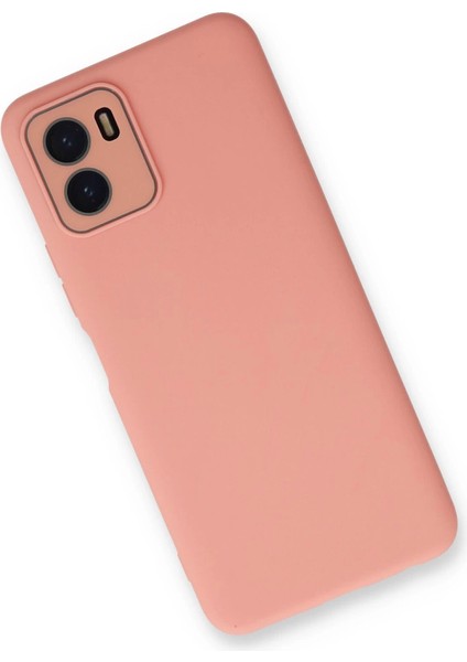 Vivo Y15S Kılıf Lansman Glass Kapak - Pembe modelleri