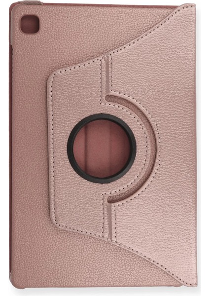 Samsung Galaxy T500 Tab A7 10.4 Kılıf 360 Tablet Deri Kılıf - Rose Gold fiyatları