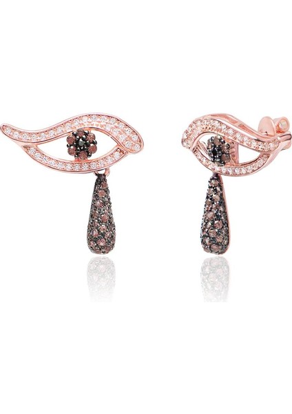 Altın Kaplama Göz Yaşı Damlalı Gümüş Küpeler ile Zarafetinizi Yansıtın!