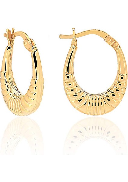 925 Ayar Gümüş Pres Küpe