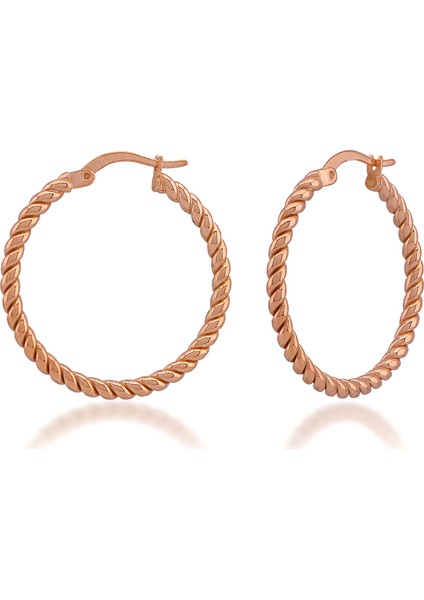 Silver 925 Ayar Zirkon Taşlısız Küpe