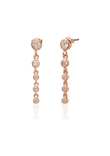 925 Ayar Zirkon Taşlı Tohum Küpe