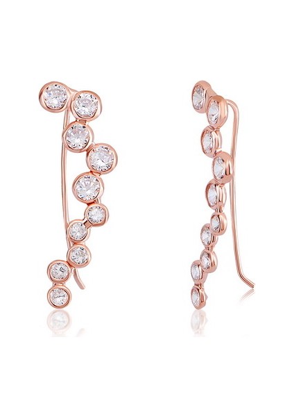 Silver 925 Ayar Zirkon Küpe