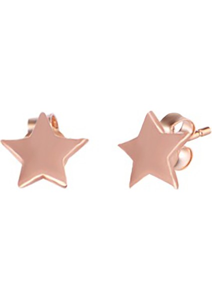 925 Ayar Gümüş Taşsız Yıldız Küpe