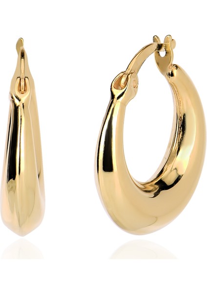 Skf Internatıonal 925 Ayar Gümüş Press Küpe