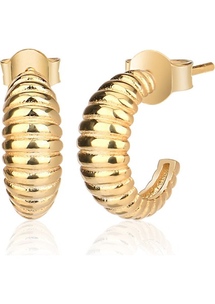 925 Ayar Desenli Küpe