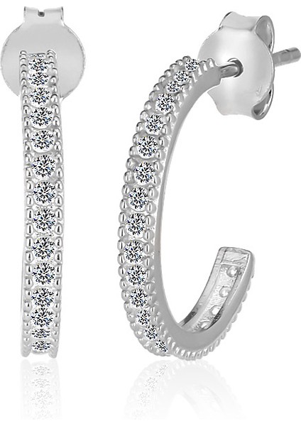 925 Ayar Desenli Küpe