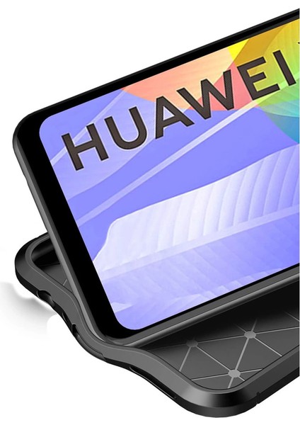 Huawei Y6P Kılıf Auto Focus Kapak - Siyah modelleri