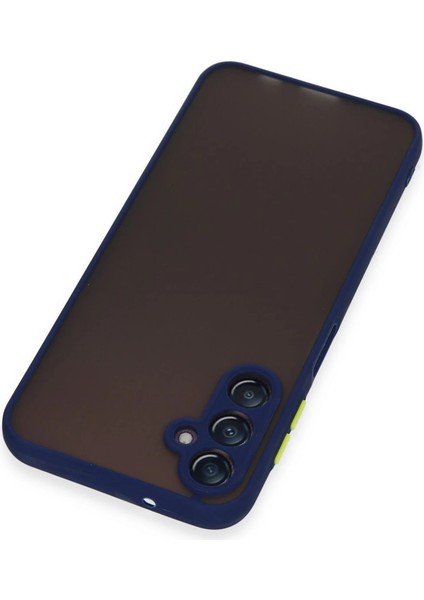 Samsung Galaxy A14 4g Kılıf Montreal Silikon Kapak - Lacivert modelleri