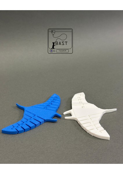 Bast Tasarım 3D Yazıcı Hareketli Eklemli Vatoz Balığı Oyuncak Figür fiyatları