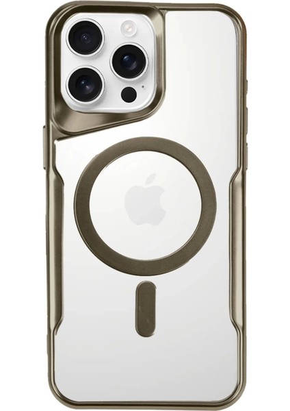 Iphone 16 Pro Kılıf Boyi Magsafe Silikon Kapak - Desert