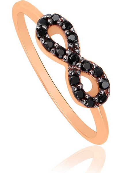 Silver 925 Ayar Taşlı Sonsuzluk Yüzük