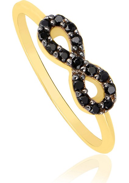 Silver 925 Ayar Taşlı Sonsuzluk Yüzük