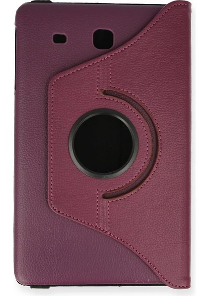 Samsung Galaxy T560 Tab E 9.7 Kılıf 360 Tablet Deri Kılıf - Mürdüm fiyatları