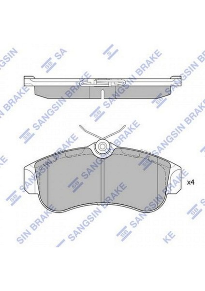 Mtxdpn Ön Balata Primera P10 2.0 91-96 Primera P11 1.6-2.0 96-01 Almera 1.5-1.8-2.0 Gt 00 GDB3271