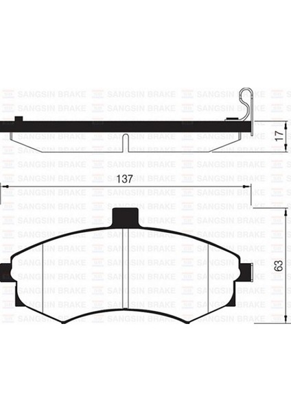 Mtxdpn Ön Balata Fişli Elantra 1.6-1.8-2.0 Crdi 00 Matrix 01 GDB3378