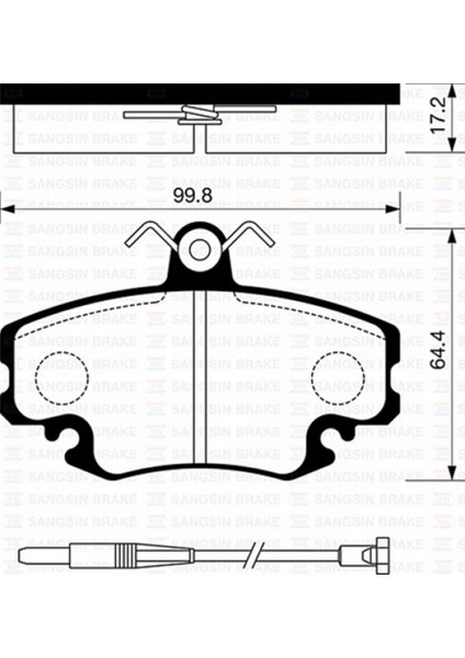 Mtxdpn Ön Balata Fişli R9-R19-CLIO I-Ii-Mgn I-Twng-Mngr-Logan-Sandero GDB400-GDB1332-GDB1635-GDB16349