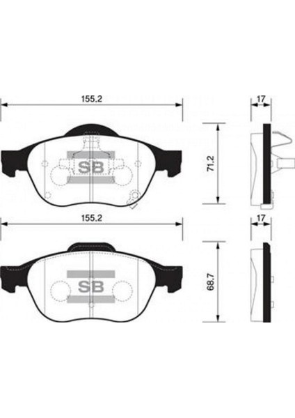 Mtxdpn x Ön Balata Avensis 1.8 Vvti- 2.0 Vvti 01-03 15 Lik