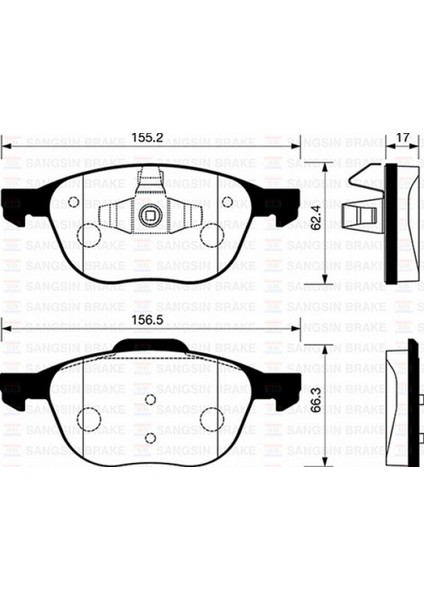 Mtxdpn Ön Balata Focus 2004 2018 Cmax 2007 2019 Kuga 10-14 Volvo V40 2019 S40 04-12 V50 04-12 C70 2006-2013 C30 2006-2012 Mazda 3 2008-2014 Mazda 5 2010