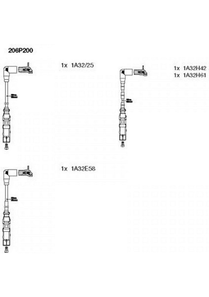 Mtxdpn Buji Kablosu 1.6 Golf5-Jetta-A3-Leon Bgu-Bse-Bfq 1.6
