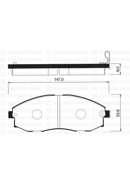 Mtxdpn Ön Balata Starex 2.4i-2.5d 97 2.4i-2.5tci-2.5 Crdi 98 H1 2.4 Mpi 4WD-2.5 D/td-2.5 Tci GDB3201 x