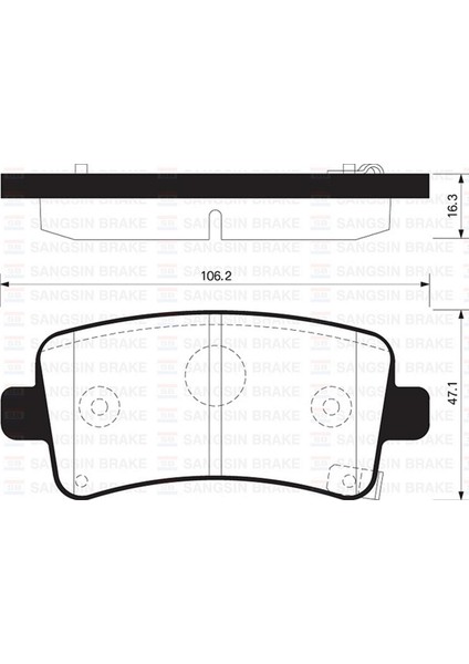 Mtxdpn Arka Balata Insignia 1.6-1.6t-1.8-2.0cdti 08 14 Saab 9.5 10 Malibu 2.0d-2.4 12 GDB1784
