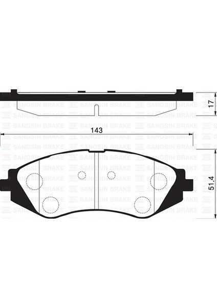 Mtxdpn Ön Balata Lacetti 1.4-1.6-1.8 2.0d 04 Nubira 1.4-1.6-1.8 2.0d 04 GDB3347-GDB3171-GDB3345
