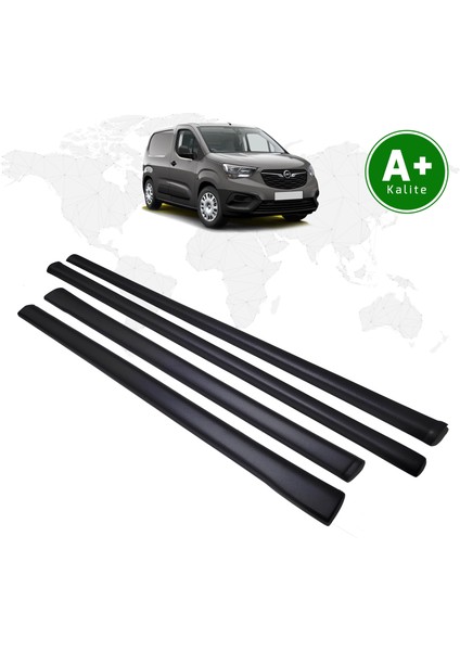 Opel Combo Panelvan Marşpiyel Kaplaması 4 Parça 2019 Model ve Sonrası