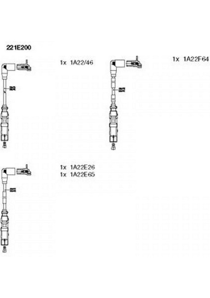 Mtxdpn Buji Kablosu Passat-A4 1.6 Adp-Alz-Bse