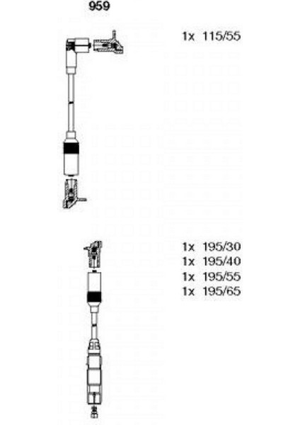 Mtxdpn Buji Kablosu Takim Golf3-Classic Aft 1.6