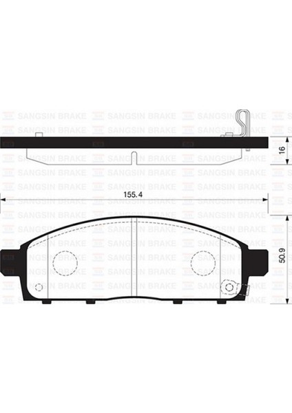 Mtxdpn Ön Balata L200 Pick-Up 2.5di-D Kbt-Kat 05-10 L200 2.5di-D 07-10 GDB3435