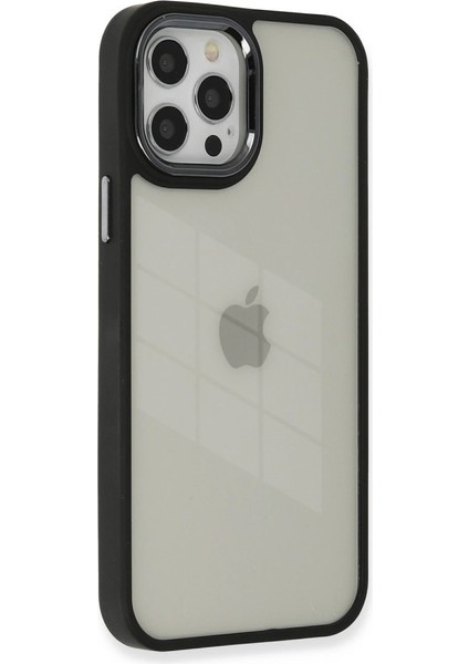 Iphone 12 Pro Max Kılıf Dora Kapak - Siyah