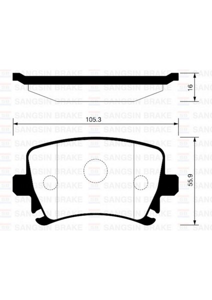 Mtxdpn Arka Balata Passat-Cc-Caddy-Golf5-Golf6-Jetta-A3-A6-Leon-Octavia-Superb 04 GDB1622