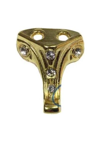 Eco Lounge Moda Taşlı Ahşap, Mdf, Sunta Sandık Ayağı, Kutu Ayak 2,5 cm - Sarı