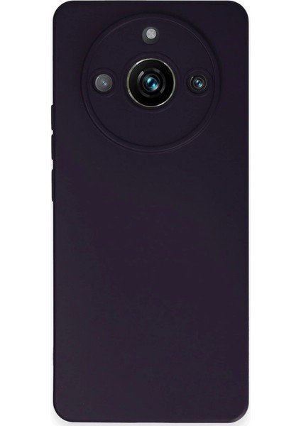 Newface Realme 11 Pro Kılıf Nano Içi Kadife Silikon - Mor