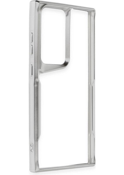 Newface Samsung Galaxy S24 Ultra Kılıf Boyi Silikon Kapak - Gümüş fiyatları