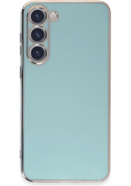 Samsung Galaxy S23 Kılıf Volet Silikon - Açık Yeşil