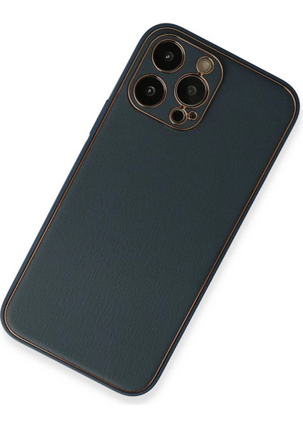 Iphone 13 Pro Kılıf Coco Deri Silikon Kapak - Mavi fiyatları