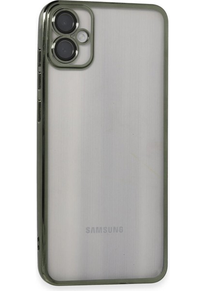 Samsung Galaxy A05 Kılıf Razer Lensli Silikon - Yeşil