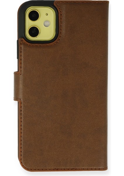 Iphone 13 Mini Kılıf Trend S Plus Kapaklı Kılıf - Taba